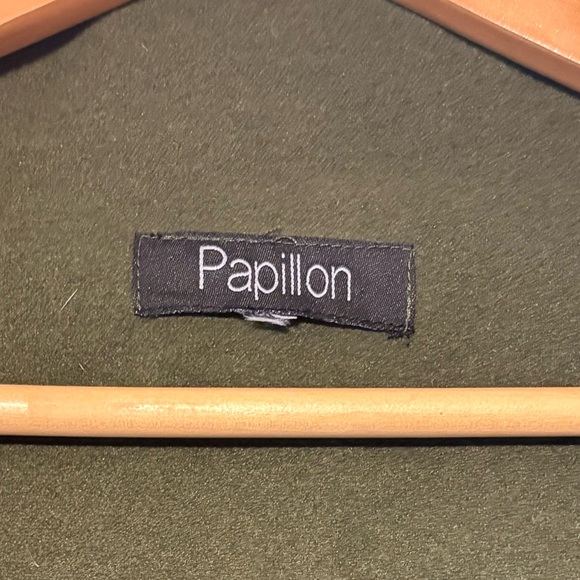 Papillon Blanc Olive Green Vest - Picture 2 of 5